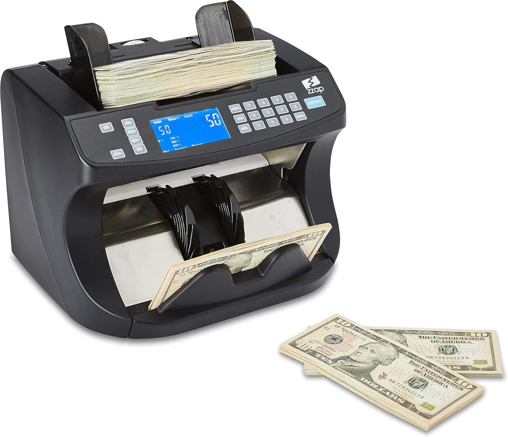 Bill Value Counter & Counterfeit Detector Money Cash Currency Machine O2711