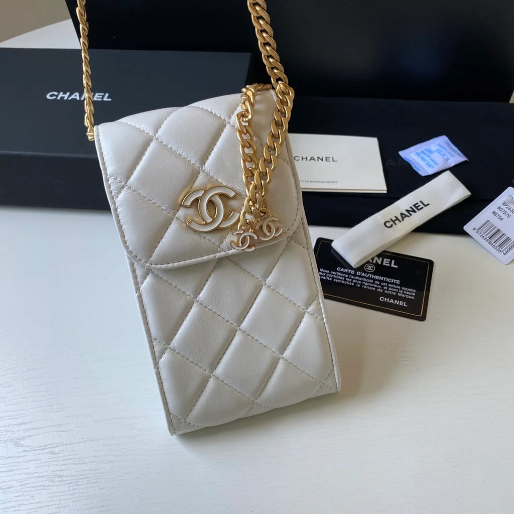 White Phone Holder Bag G4967