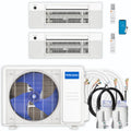 30,000 BTU 2 Zone Ceiling Cassette Ductless Air Conditioner and Heat Pump Y430
