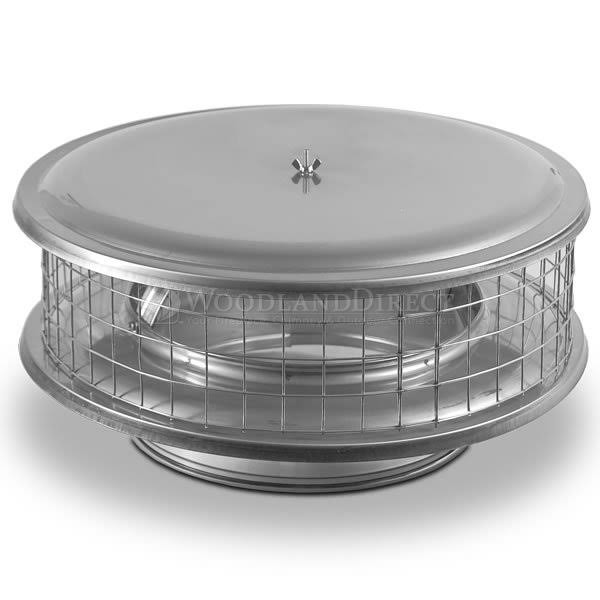 Stainless Steel Chimney Cap with Mesh Screen V178418