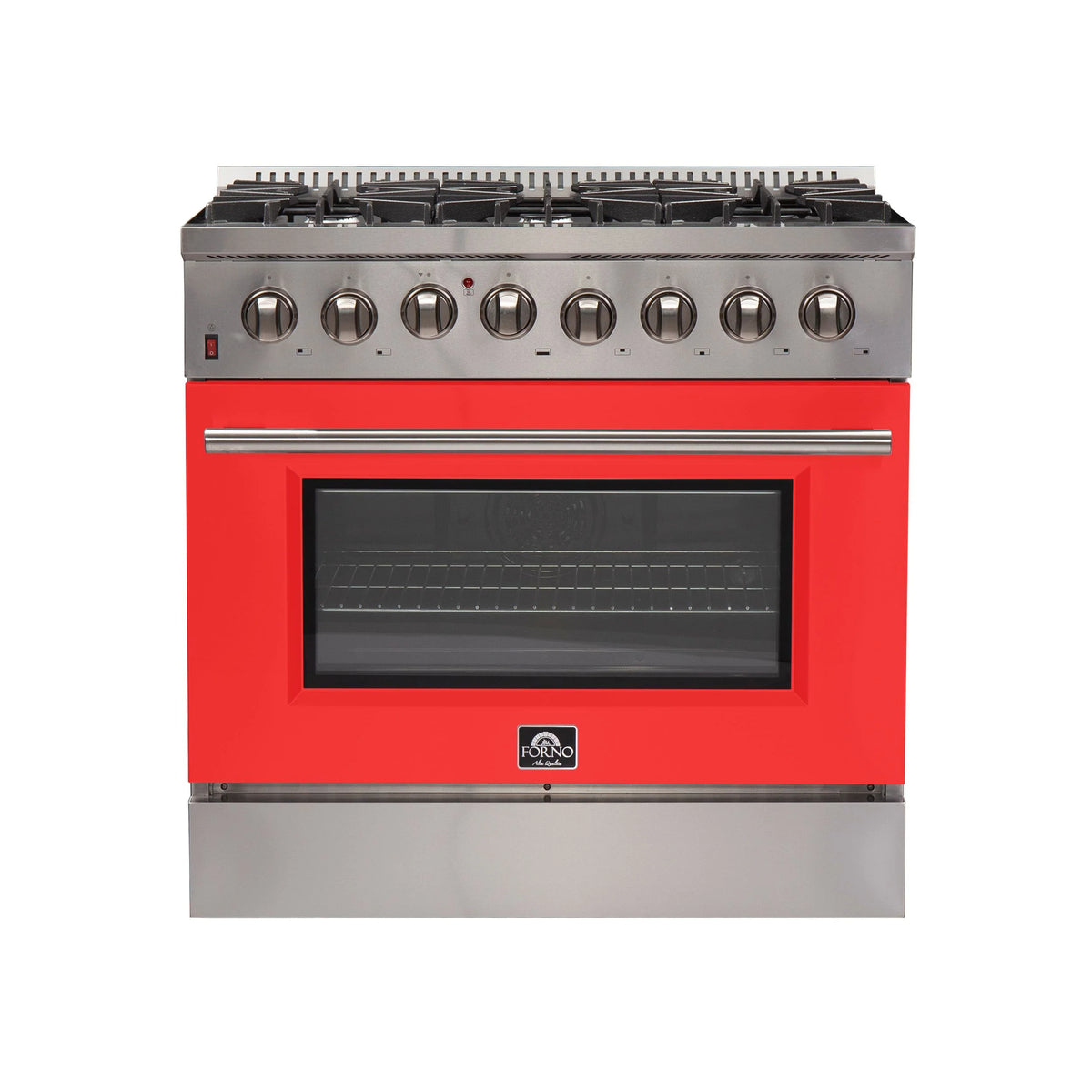 36 Inch Red Dual Fuel Range H91362