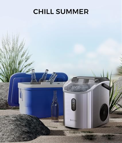 Portable Countertop Ice Maker 26 lbs Self-Cleaning Black I229