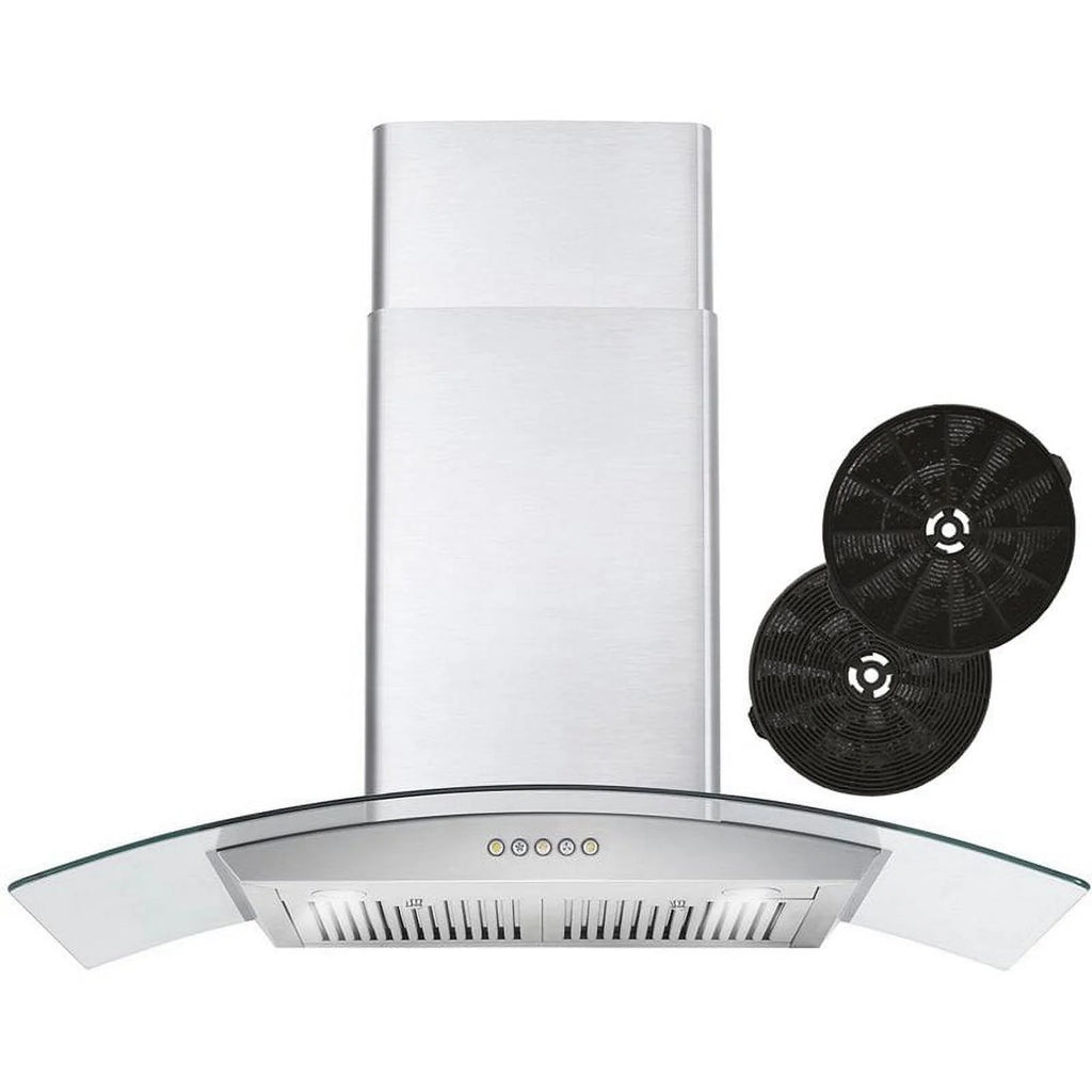 36" 380 CFM Ductless Wall Mount Range Hood in Stainless Steel D155852