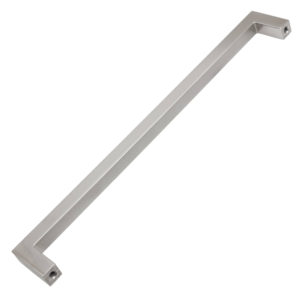 8.75-Inch Solid Square Cabinet Bar Pull Handle Satin Nickel - Pack of 25 E288