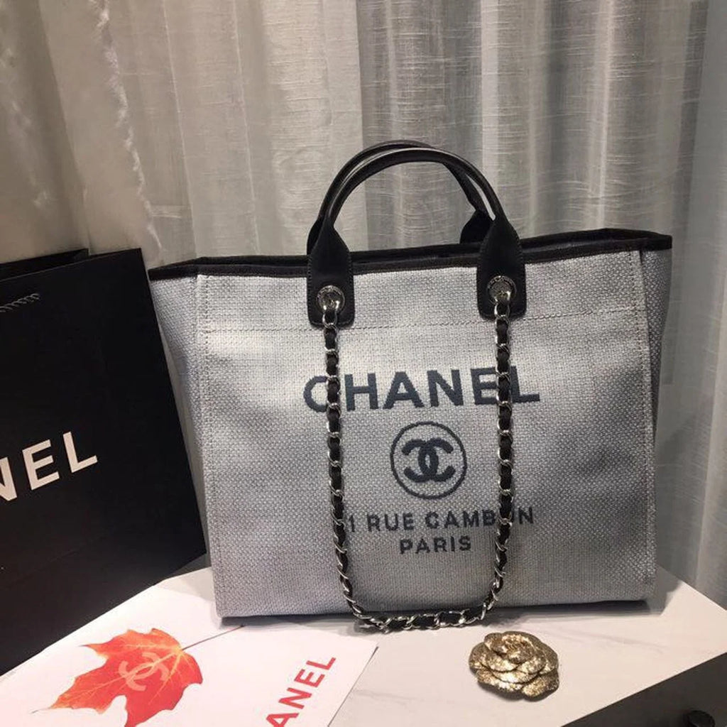 Canvas Tote Bag Light Grey U26050