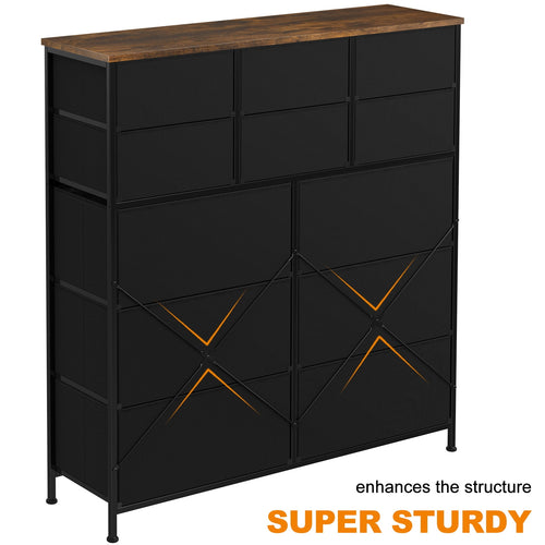 12 Drawer Fabric Storage Dresser H27441