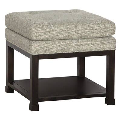 Wide Tufted Square Ottoman with Storage Z559287