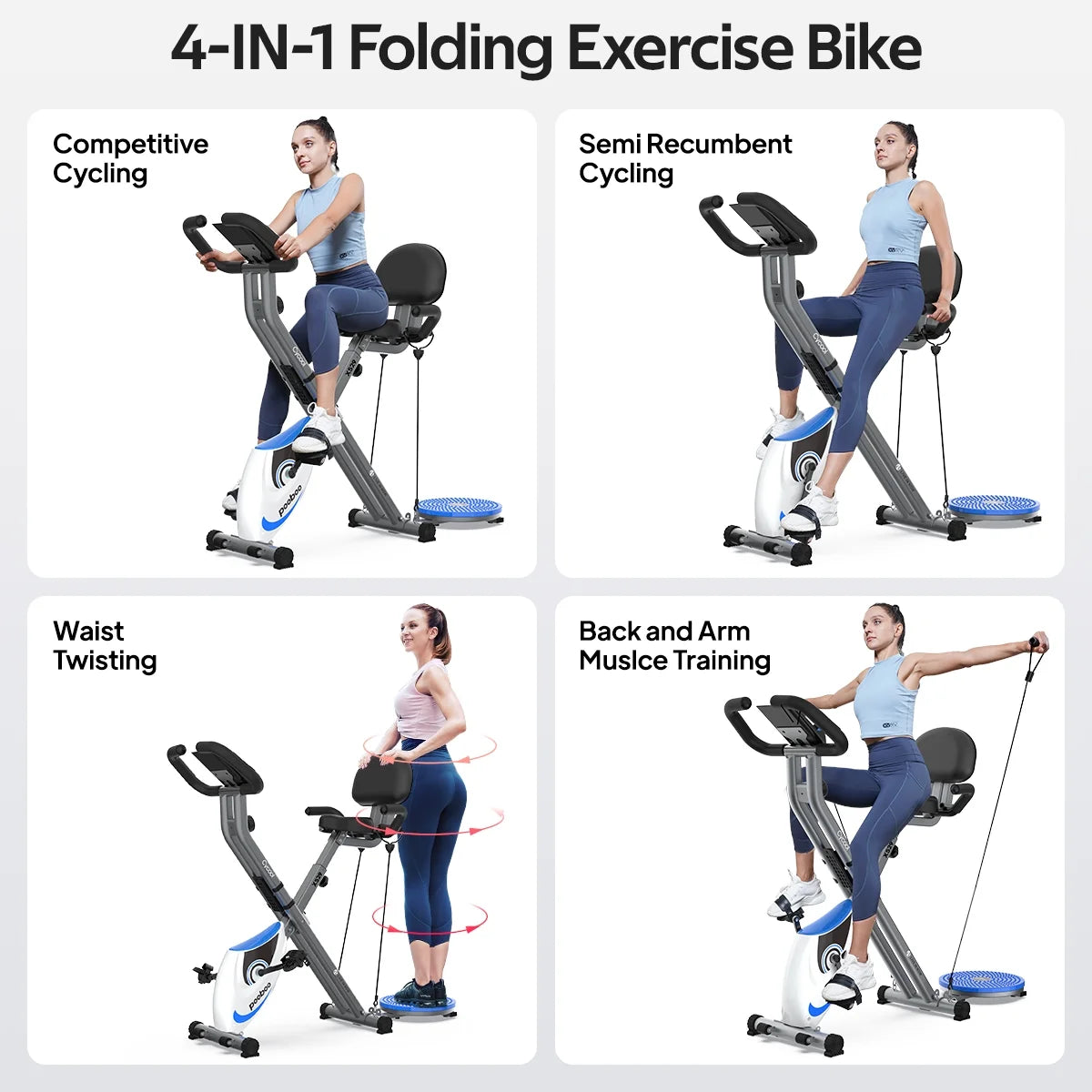 Indoor Stationary Cycling Exercise Bike 360LB N3454