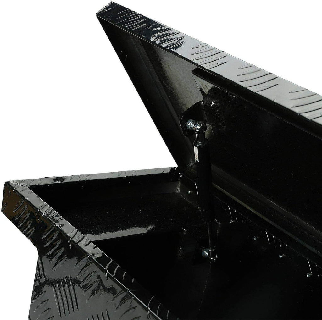 Black Aluminum Pick Up Truck Bed Tool Box Z59444