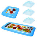 1 Set Inflatable Pool Serving Bar and Mesh Food Tent Set with Drain Plug K3197