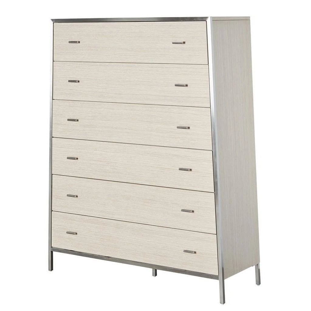 6-Drawer Wood & Metal Chest Q2067