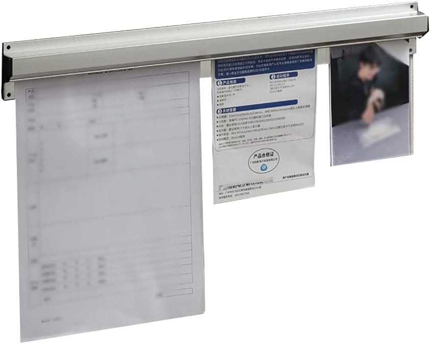 3-Pack Aluminium Bill Holder Slide Check Rack E812050