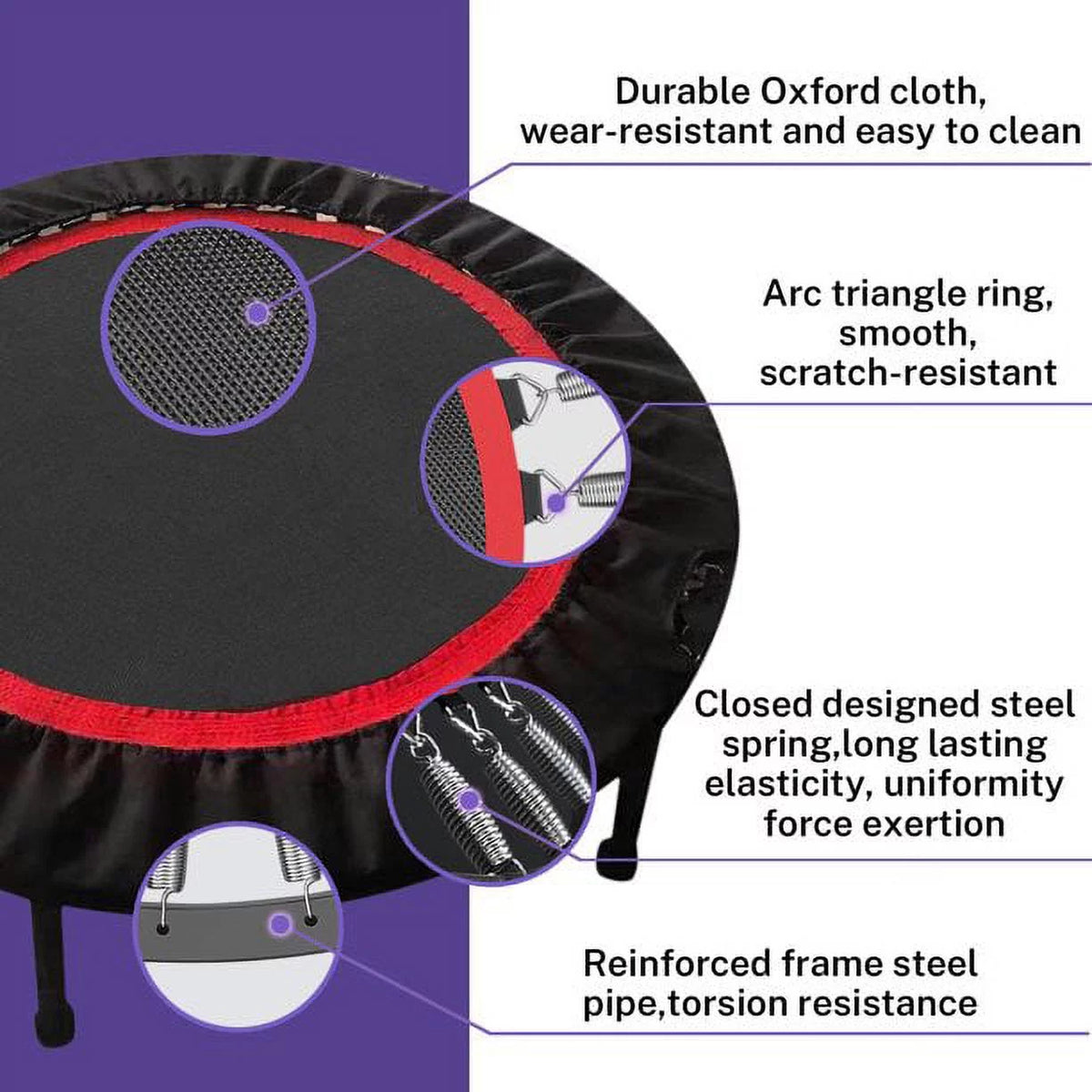 40 Foldable Mini Trampoline 330 lb Weight G25045