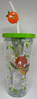 Orange Bird Sipper Straw Tumbler Cup with Straw A72218
