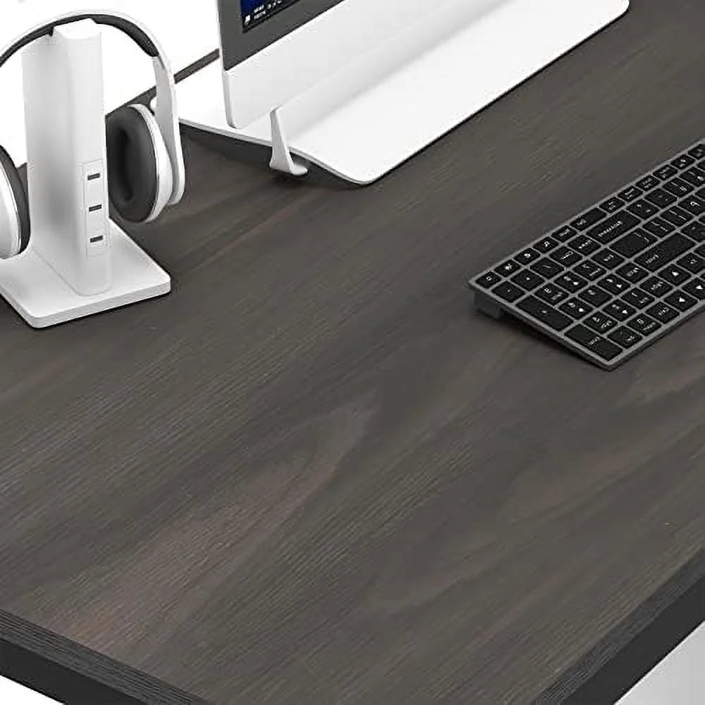 L Shaped Desk 55 inch with Shelves B663
