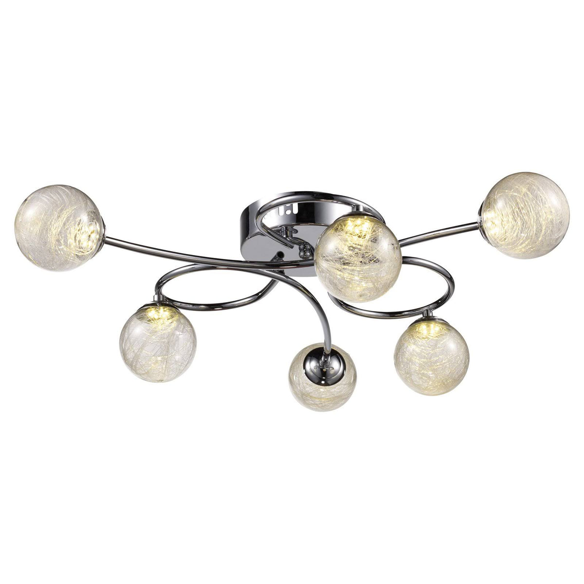 Polished Chrome LED Flush Mount K730043