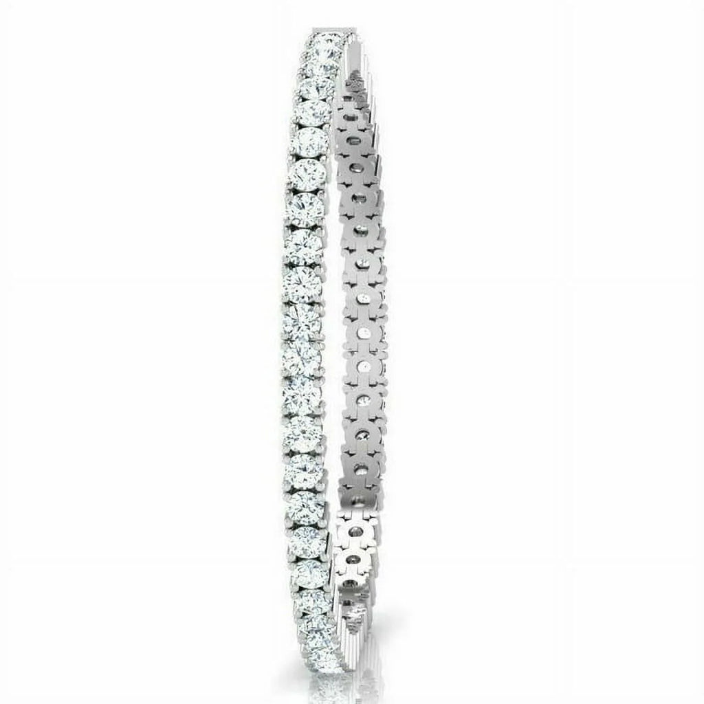 14K White Gold Tennis Bracelet O792690