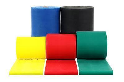 Latex Free Exercise Band - 100 Yard 2 x 50 Yard Rolls - Yellow Z2526