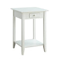 White End Table with Drawer/Shelf U344532