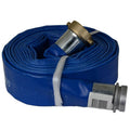 2x22 x 50& PVC Layflat Discharge Hose with Aluminum Fittings F333