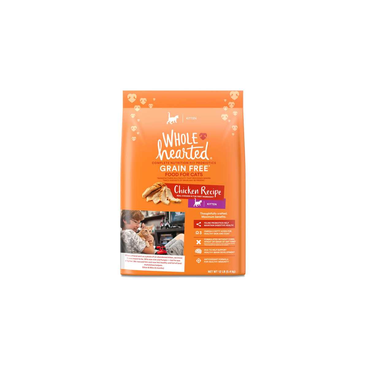 Grain Free Chicken Recipe Dry Kitten Food L192