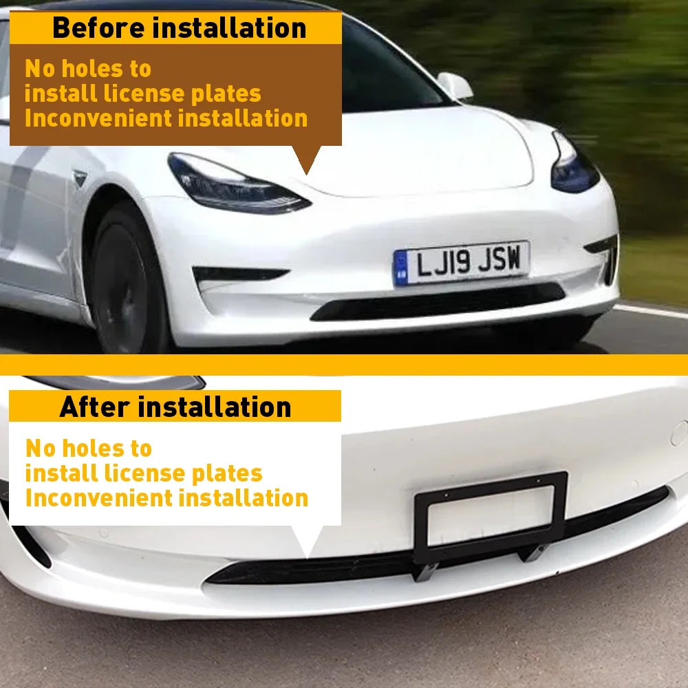 License Plate Frame Holder for Tesla Model 3 O25632