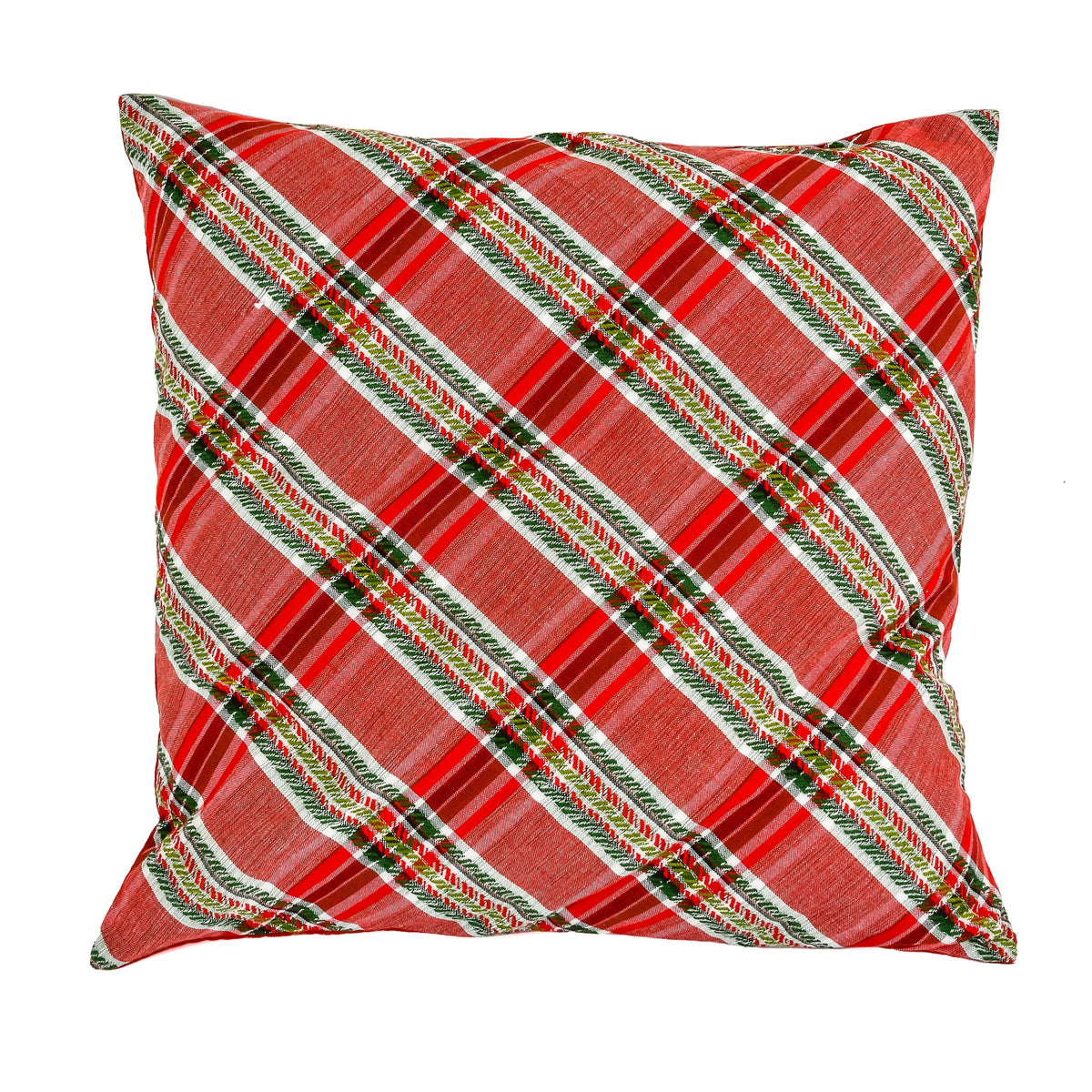 Square Plaid Pillow Y9365