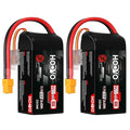 3S 2200mAh 80C 11.1V Shorty Lipo Battery Pack 2 Pack X867915