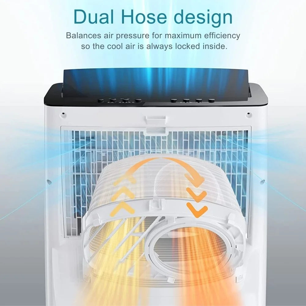 14000 BTU 115V Portable Air Conditioner and Heater with WiFi R92255