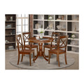 5 Piece Mahogany Wood Dining Table and Chairs Z560