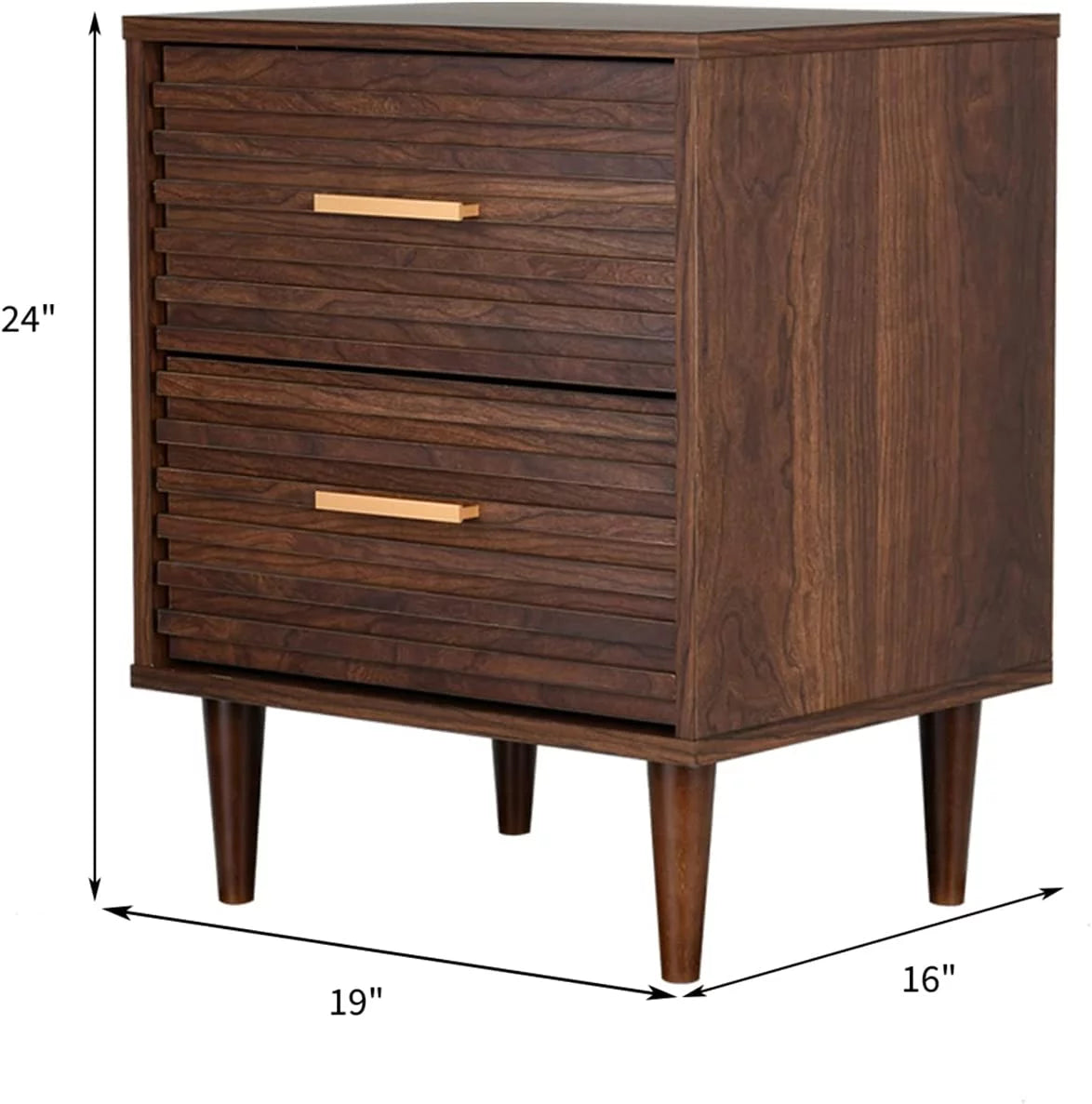 Set of 2 Nightstands with 2 Drawers M467432