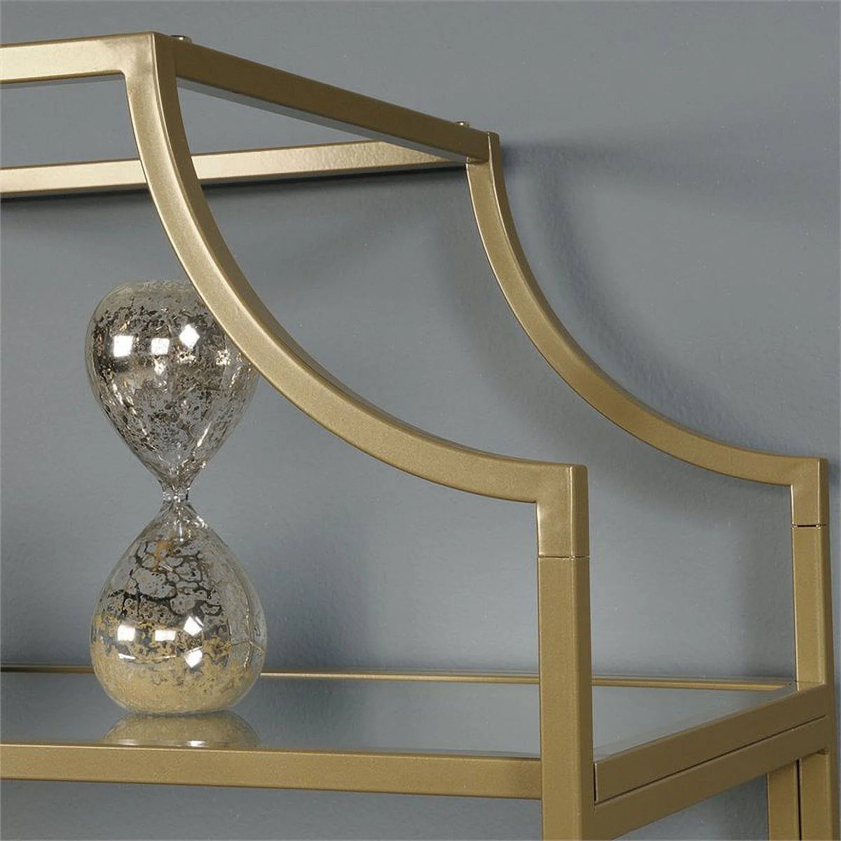 Metal Desk and 5-Shelf Bookcase Set B870