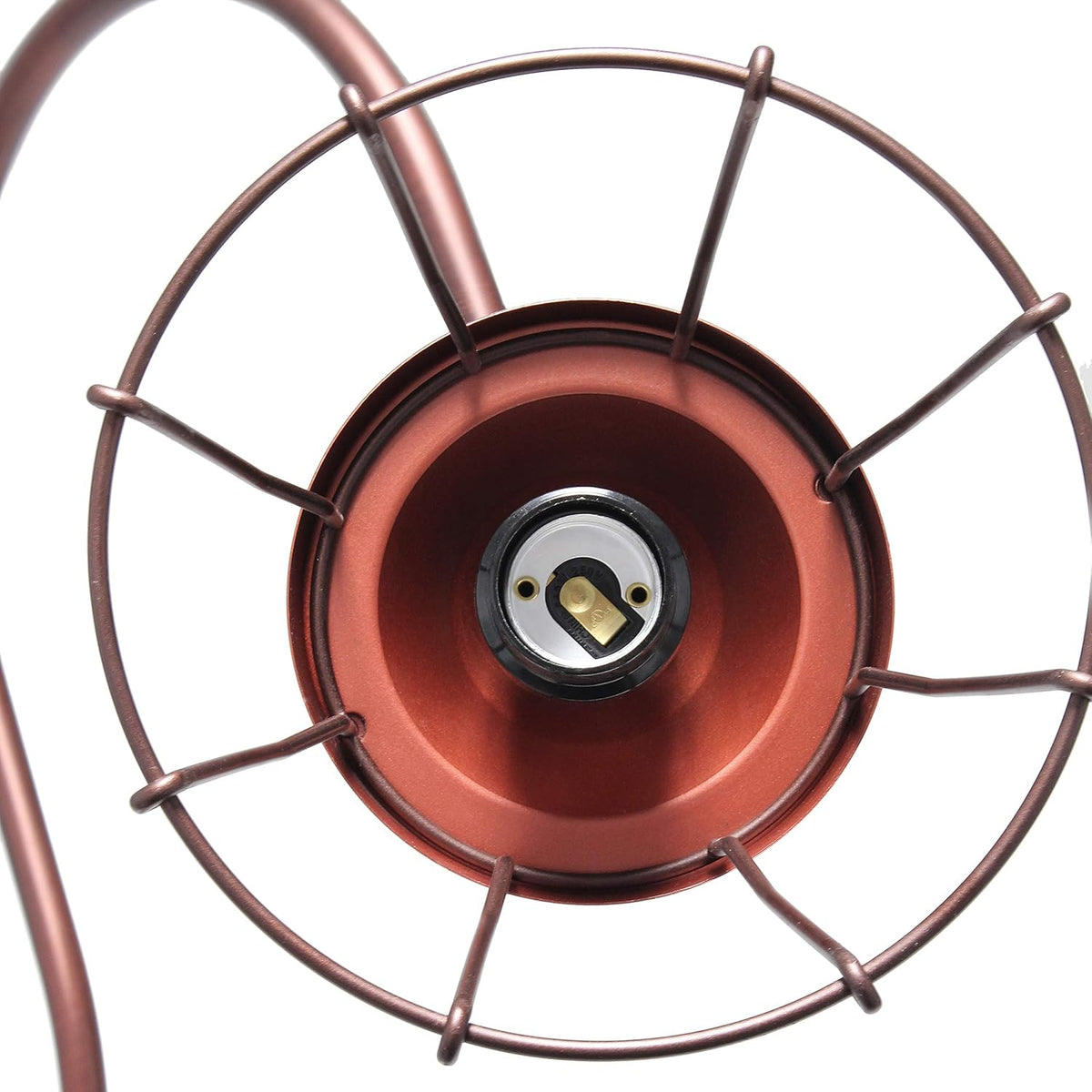 Red Bronze Open Cage Table Lamp B83214