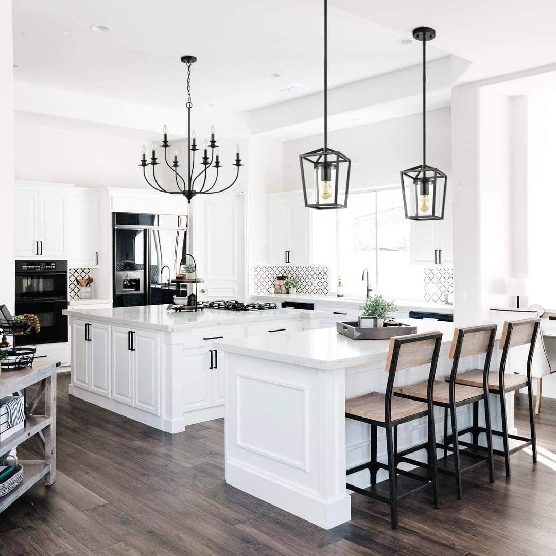 Black Metal Chandelier S41262