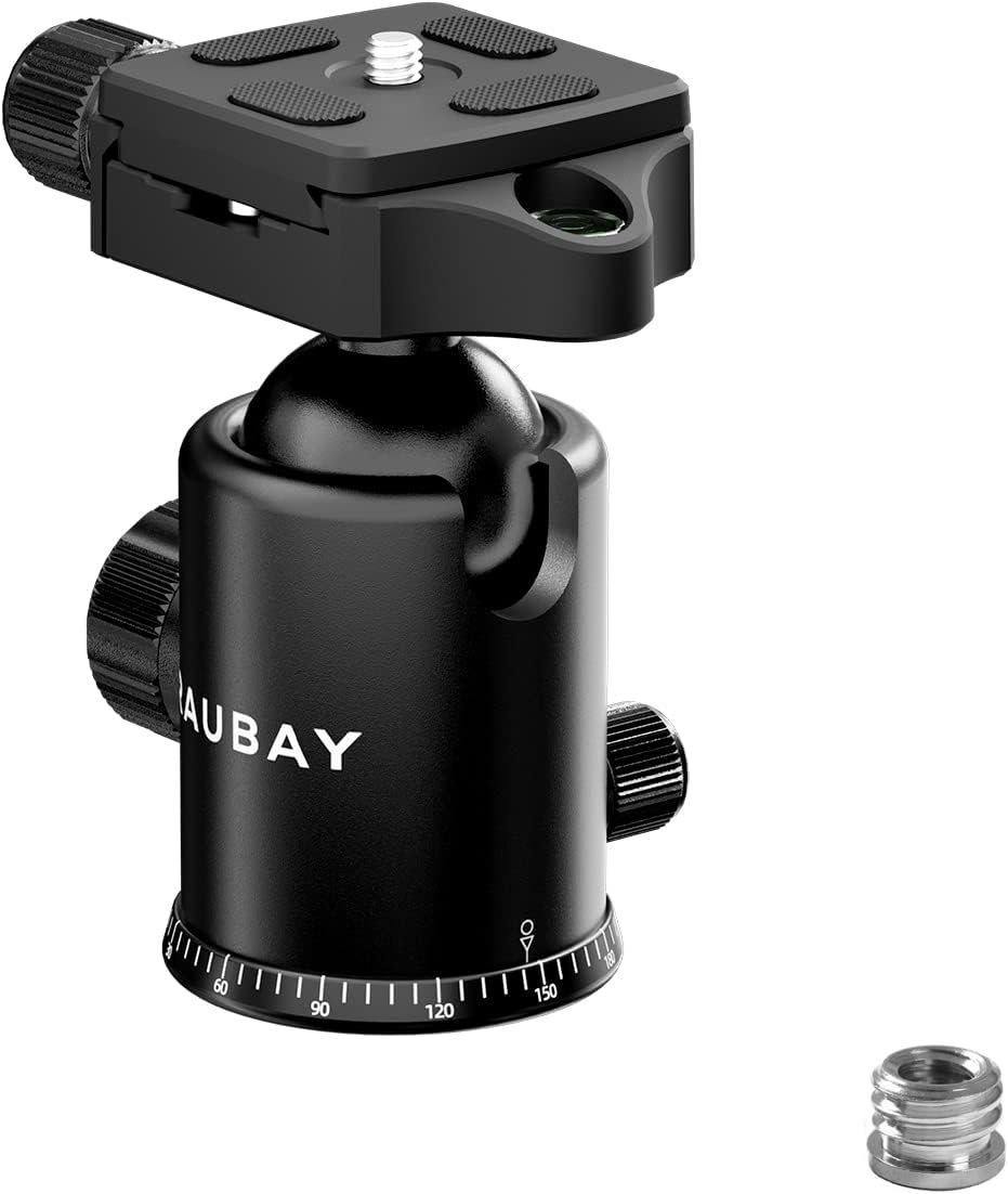 36mm Tripod Ball Head with Quick Release Plate and Bubble Level S8203