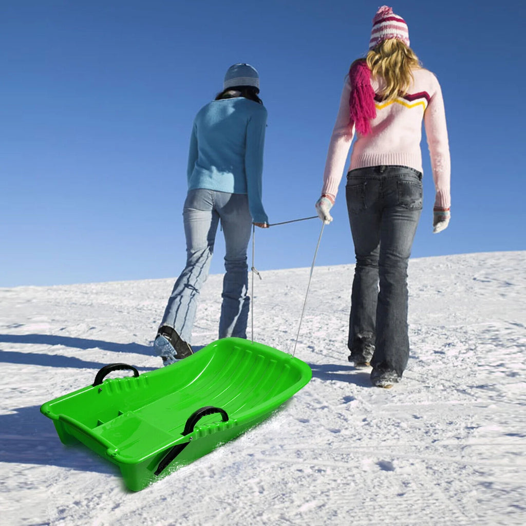 Winter Snow Sled Racer Toboggan Pulling Boat Seat Sled N675783