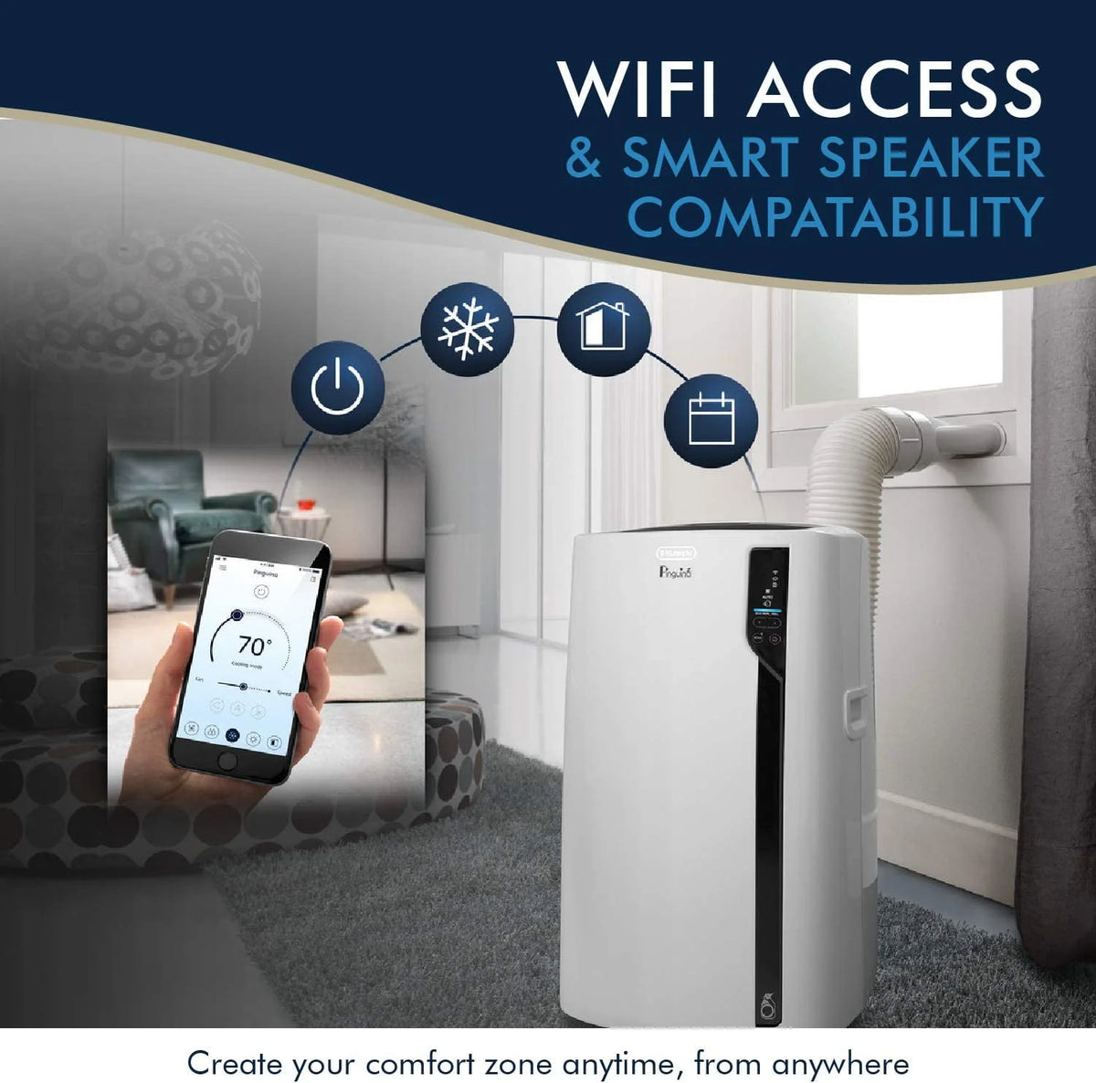 Portable Air Conditioner 12,500 BTU Heat Dehumidifier Z628