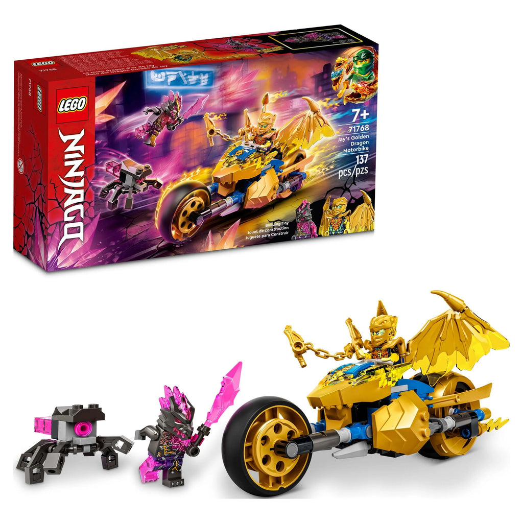 Toy Motorcycle with Dragon and Spider Figure U195152