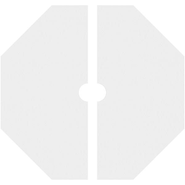 38 inchod x 4 inchid x 13 1/4 inchc x 1 inchp PVC Ceiling Medallion E65102