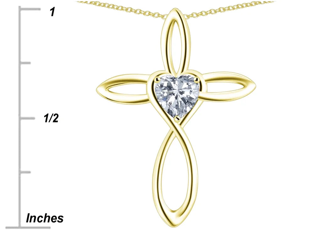 10k Gold Pendant Necklace Y138