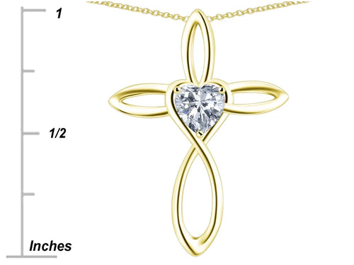 10k Gold Pendant Necklace Y138