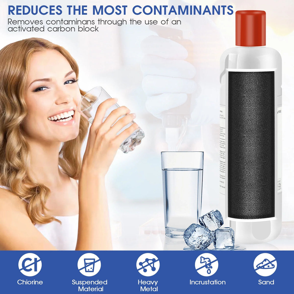 4 Pack Refrigerator Water Filter Y629302