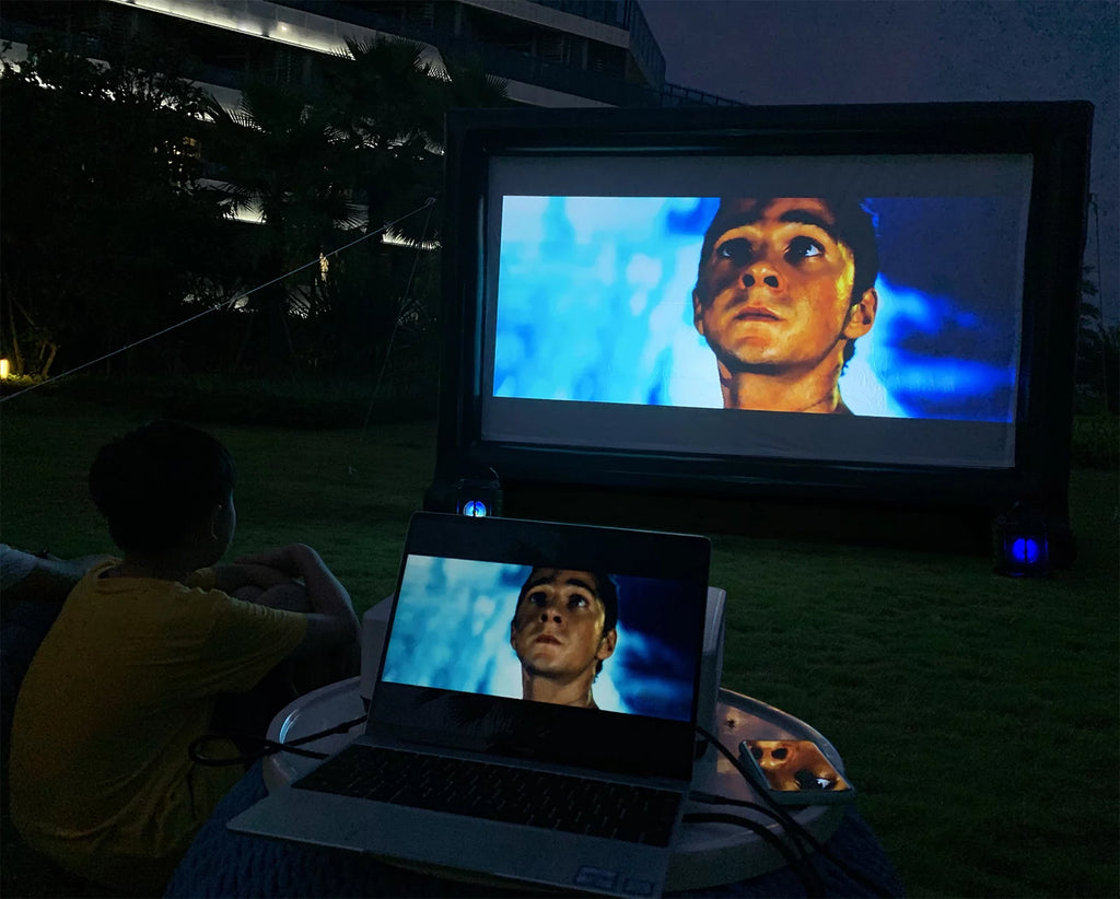 16Ft Inflatable Projector Movie Screen with Blower B641675