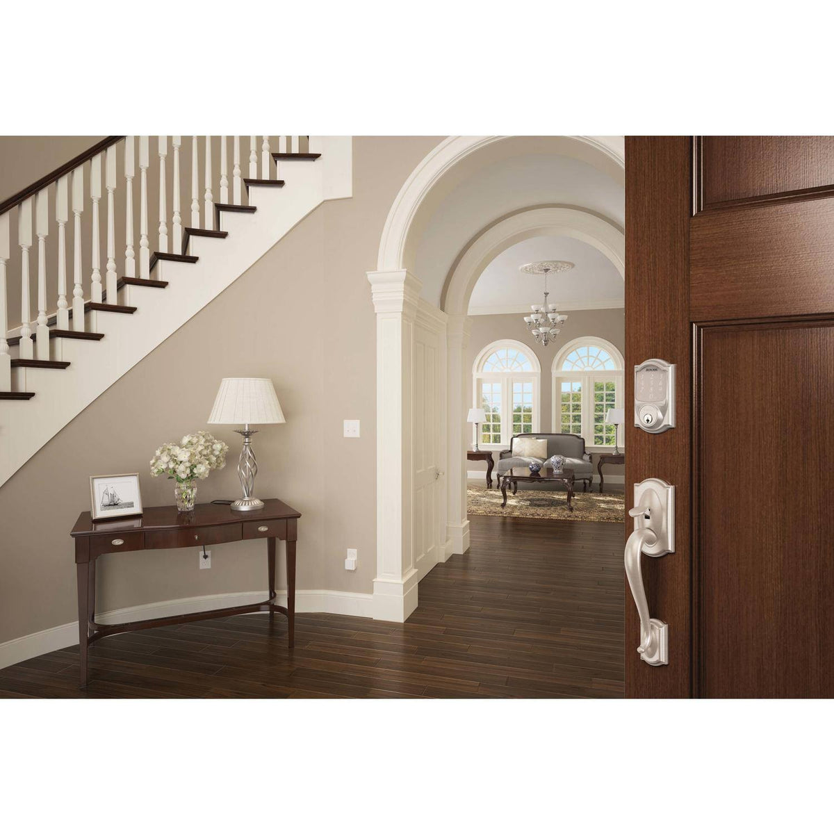 Satin Nickel Deadbolt V47428